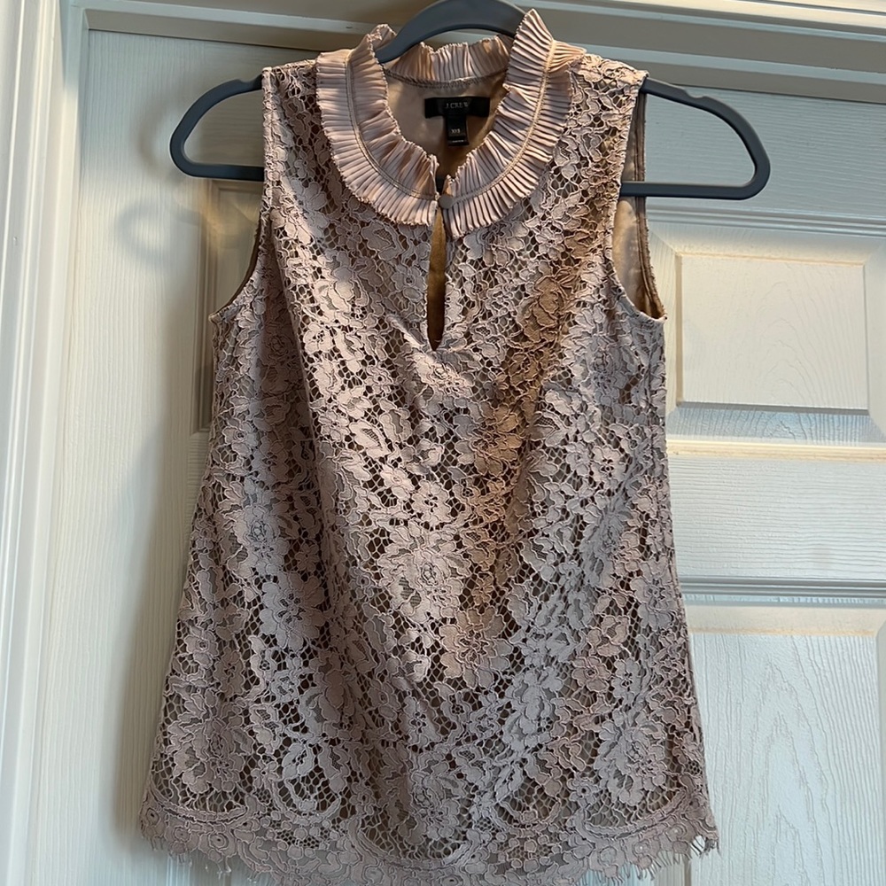 EUC J. Crew Lace top